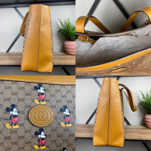 SOLD Gucci X Disney 2020 GG Supreme Large Tote - Picture 8 of 15